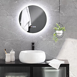 Ledkia Miroir Salle de Bain avec Éclairage LED Anti-buée Volpe Ø45cm Sélectionnable (chaud-neutre-froid)