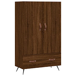 Maison Chic Buffet,Meuble de Rangement,commode pour salon,Cuisine chêne marron 69,5x31x115 cm bois d'ingénierie -MN50022