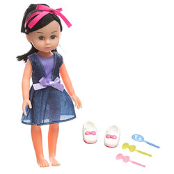 Be Toys - Go Babies Poupée Fashion avec accessoires - H. 29 cm - Cheveux noirs