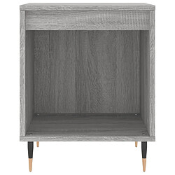 Avis vidaXL Table de chevet sonoma gris 40x35x50 cm bois d’ingénierie