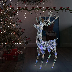 vidaXL Renne de Noël XXL Acrylique 250 LED 180 cm Coloré 