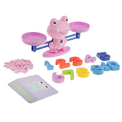 Math Game Toys - Frog Numbers Balance Game Jouet Éducatif Apprentissage Violet pas cher