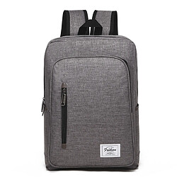 Wewoo Sacoche pour ordinateur portable gris 15,6 pouces et ci-dessous Macbook, Samsung, Lenovo, Sony, DELL Alienware, CHUWI, ASUS, HP Universel multifonctions Oxford tissu épaules sac à dos affaires étudiants sac, taille: 43x29x11cm, 