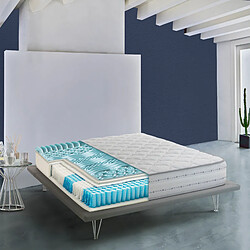 Autrement Matelas Talamo Italia Royal Club, Memory, Ressorts ensachés, H 26 cm, 160 x 200 cm 