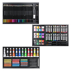 Ecd Germany Artist Kit de peinture avec boîte en bois 112 pcs