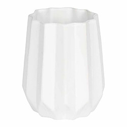 Paris Prix Vase Déco en Céramique Origami 15cm Blanc 