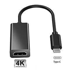 iLike HD7 USB-C Plug to HDMI 4K Femelle Audio & Vidéo Câble Adaptateur 10 cm - Convertisseur Noir 