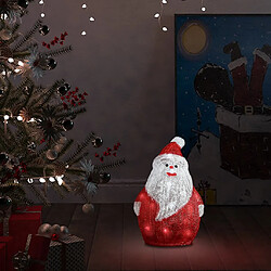 vidaXL Silhouette de Père Noël LED Acrylique Intérieur/extérieur 28 cm 