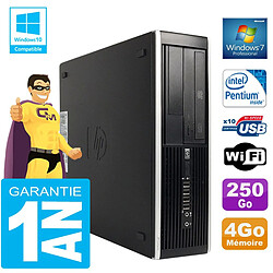 PC HP Compaq 8300 SFF Intel G850 Ram 4Go Disque 250 Go Graveur DVD Wifi W7 · Occasion 