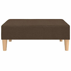 Avis Maison Chic Repose-pied,Tabouret confortable Marron 78x56x32 cm Tissu -MN80734