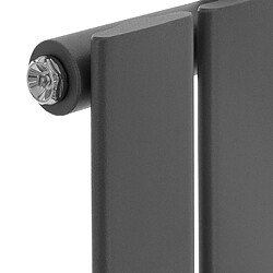 Avis LuxeBath Stella Radiateur design Paneel Radiator 48x140cm Anthracite