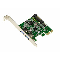 Kalea-Informatique Carte contrôleur PCI express 2 ports USB 3.0 chipset Nec uPD720202