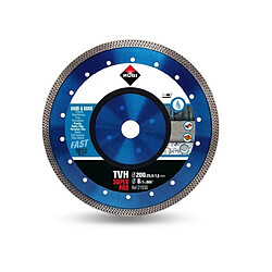 Rubi - Disque diamant pour matériaux durs 200x25,4x1,6mm - TURBO VIPER TVH-200 SUPERPRO