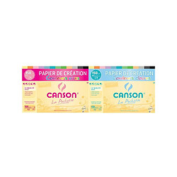 CANSON Papier de création, A4, 150 g/m2, couleurs claires ()