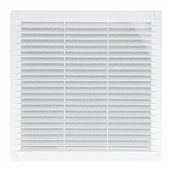 Grille de ventilation EDM 87704 Blanc 20 x 20 x 0,7 cm Moustiquaire