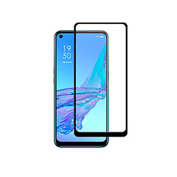 PHONECARE Verre Trempé 5D Full Cover pour Oppo A96 - Transparent / Noir 