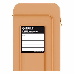 Wewoo Boîtier disque dur Orange PHI-35 3.5 pouces SATA HDD Case protéger la boîte de couverture