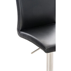 Acheter Non Tabouret de bar Cadiz simili cuir acier inoxydable