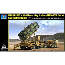 Trumpeter Maquette Camion M983 Hemtt&m901 Launching Station Of Mim-104f0 Patriot Sam System (pac-3)