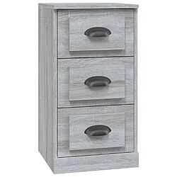 Maison Chic Buffet,Meuble de Rangement,commode pour salon,Cuisine sonoma gris 36x35,5x67,5 cm bois d'ingénierie -MN67354