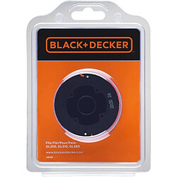 Lot de 2 Bobines de fil pour coupe-bordures Frappe au sol 6 m Ø 1,5 mm BLACK & DECKER A6226-XJ