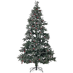 Beliani Sapin de Noël 240 cm Vert DENALI