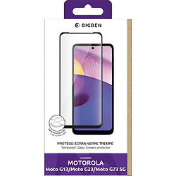 Protection d écran 2.5D en Verre trempé pour Motorola G13 G23 et G73 5G Transparent 