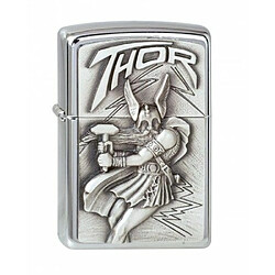 Zippo briquet, Viking Thor, 3-D Emblème, Chromé