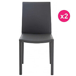 Lot de 2 Chaises Design Grises KosyForm 