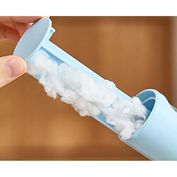 Rotary Post-it épilateur Brosse Rouleau électrostatique Brosse DEPOUSSIERANT vêtements pour animaux Post-it Brosse à cheveux Remover-Bleu