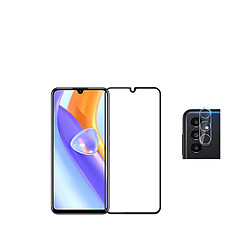 Kit de film de caméra arrière + Verre de couverture en 5D trempé Phonecare pour Samsung Galaxy A25 - Transparent/ le noir 