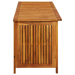 Avis Helloshop26 Coffre boîte meuble de jardin rangement 175 x 50 x 58 cm bois d'acacia solide 02_0013013