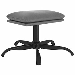 Maison Chic Repose-pied,Tabouret confortable Gris anthracite 60x60x36 cm Similicuir -MN87482