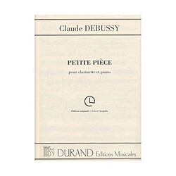 Durand Dupont Petite pièce --- Clarinette/Piano