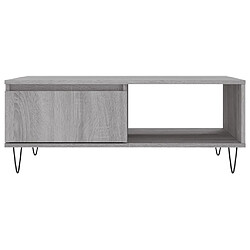 Acheter vidaXL Table basse sonoma gris 90x60x35 cm bois d'ingénierie