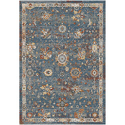 ICONIK INTERIOR Tapis Oriental Vintage - (290x200 cm) - Naylo Bleu 