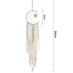 Avis Totalcadeau Attrape-Rêve Macramé Lune et Hibou guirlande LEDs Capteur Dream