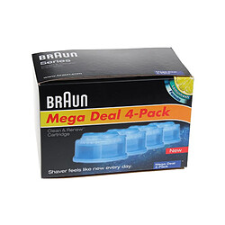 Braun RECHARGE LOTION NETTOYANTES 4 PIECES