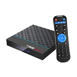 Chrono TV Box, Max+ Android 9.0 TV Box Amlogic S905X3 Quad-core cortex-A55 4 Go de RAM 32 Go ROM Lecteur multimédia avec 8K BT4.0 2,4 G/5,0 GHz WiFi double bande (Noir)