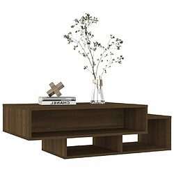 Avis Maison Chic Table basse,Table Console Table d'appoint, Table pour salon Chêne marron 105x55x32 cm Bois d'ingénierie -MN39718