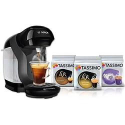 NC Machine STYLE BOSCH - TAS1102 noir + 3 packs de T- Discs BOSCH - TASSIMO 