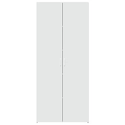 Avis vidaXL Buffet haut blanc 80x42,5x185 cm bois d'ingénierie