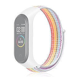 Wewoo Bracelet pour montre connectée de tissé en nylon avec Xiaomi Mi Band 3/4 Couleur