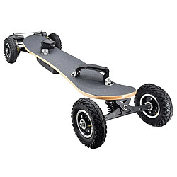 None Skateboard tout-terrain électrique version SYL-08 V3 avec télécommande 1450 W jusqu'à 38 km/h- Noir