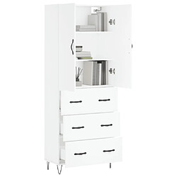 Avis Maison Chic Buffet,Meuble de Rangement,commode pour salon,Cuisine Blanc 69,5x34x180 cm Bois d'ingénierie -MN41935