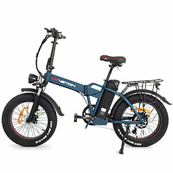 Acheter Vélo Électrique DrveTion AT20 - 20*4.0 Pouces Moteur 750W Batterie 48V10Ah Autonomie 35-45KM - Bleu Mat