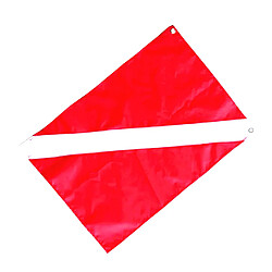 Bannière Drapeau Bateau Sous-Marine Signal 50 X 35 Cm Rouge Blanc Bannière Drapeau Bateau marine