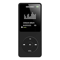 NOUVEAU LECTEUR DE MUSIQUE USB MP3 WMA AVEC ECRAN LCD RADIO FM, ENREGISTREUR VOCAL Noir