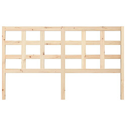 Avis Maison Chic Tête de lit scandinave pour lit adulte,Meuble de chambre 165,5x4x100 cm Bois massif de pin -MN69331