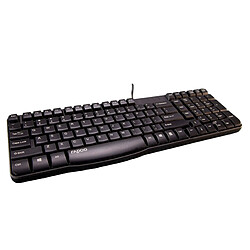 Rapoo Clavier multimédia filaire "N-2400" AZERTY Noir 